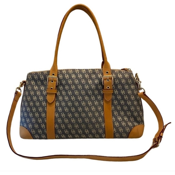 DOONEY & BOURKE LIGHT DENIM PURSE WITH SHORT CROSSBODY STRAP - Picture 2 of 9